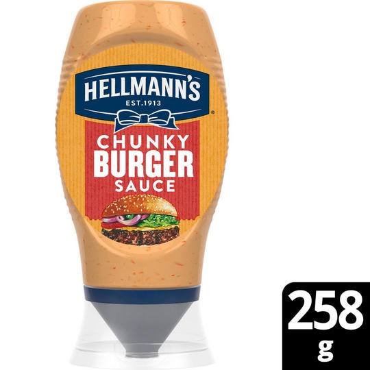 Hellmann's Burger Sauce Chunky 250 ml, Table Sauce