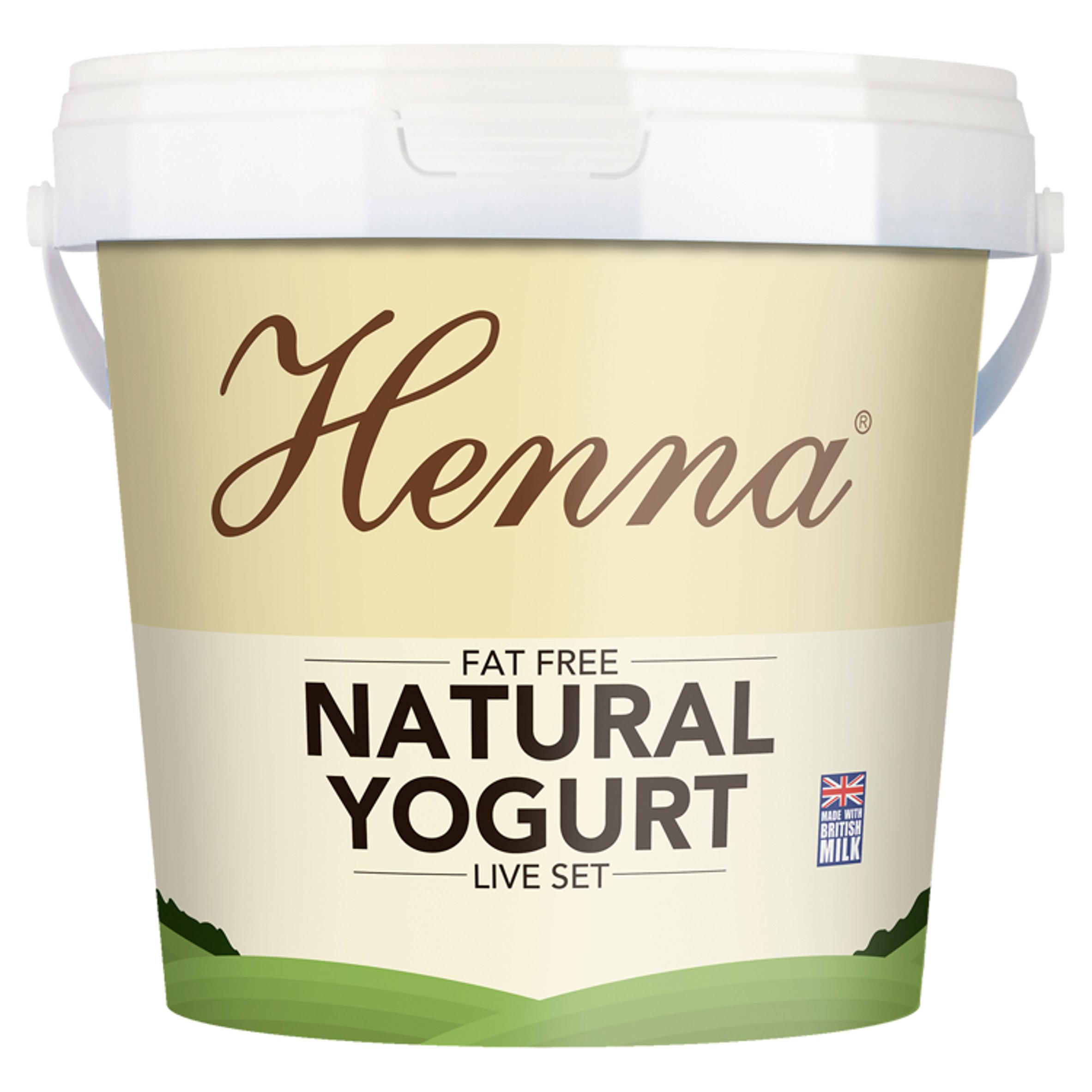 Henna Fat Free Natural Yogurt 1kg | Low Fat & Fat Free Yogurt | Iceland ...