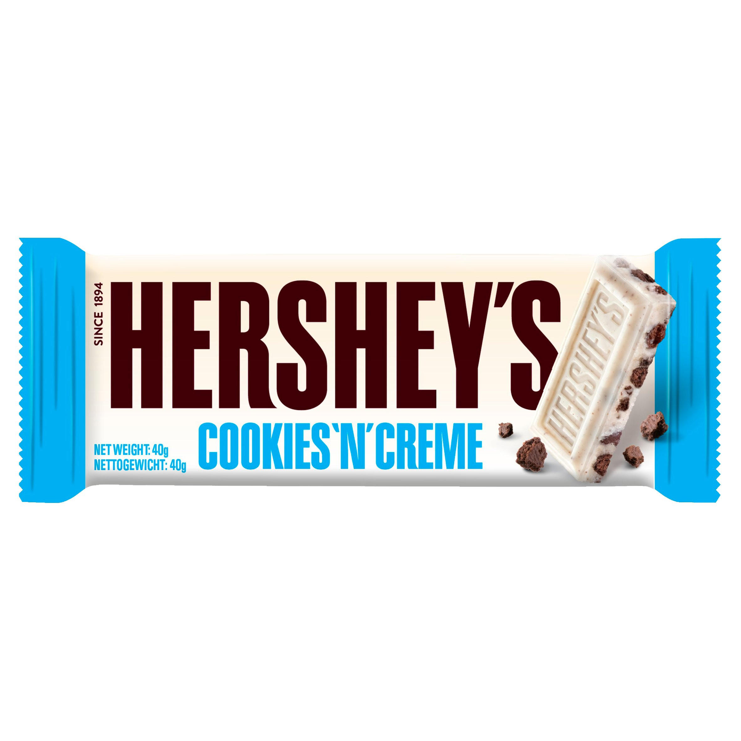 Hershey's Cookies 'n' Creme 40g | Single Chocolate Bars & Bags ...