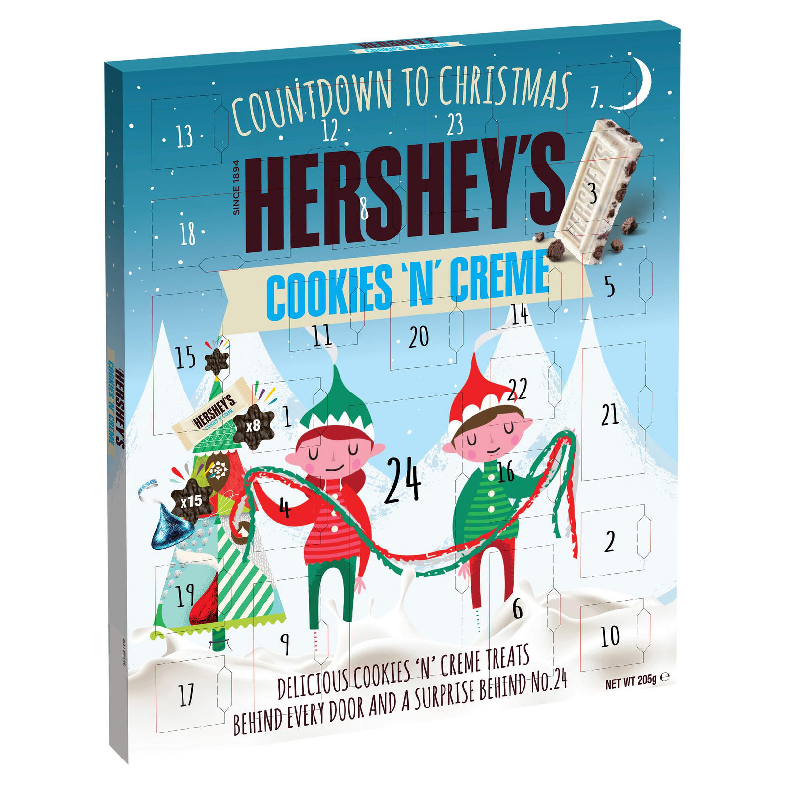 Hershey's Cookies 'n' Creme Advent Calendar 205g Chocolate Boxes