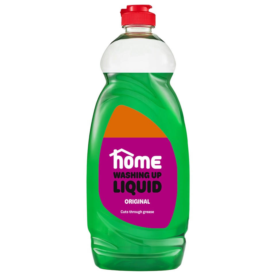 HOME Washing Up Liquid Lemon 740ml