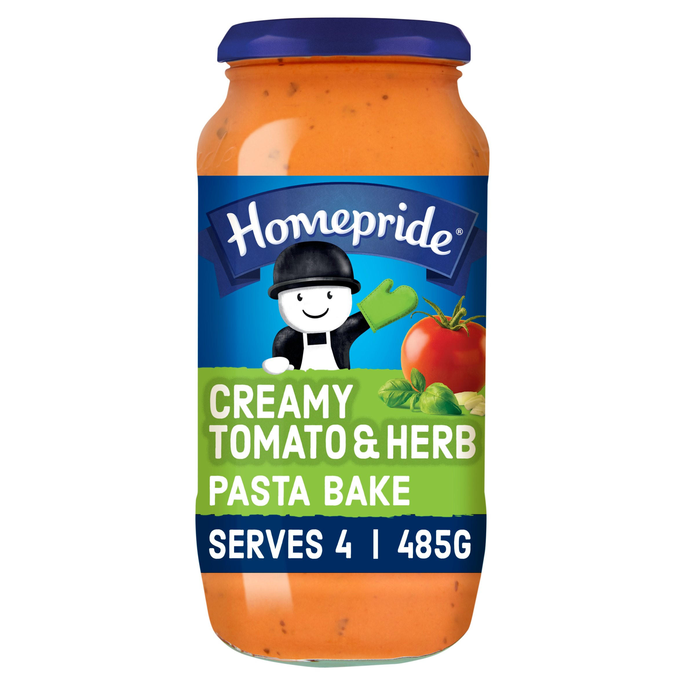 Homepride   Pasta Bake Sauce Creamy Tomato and Herb 485g