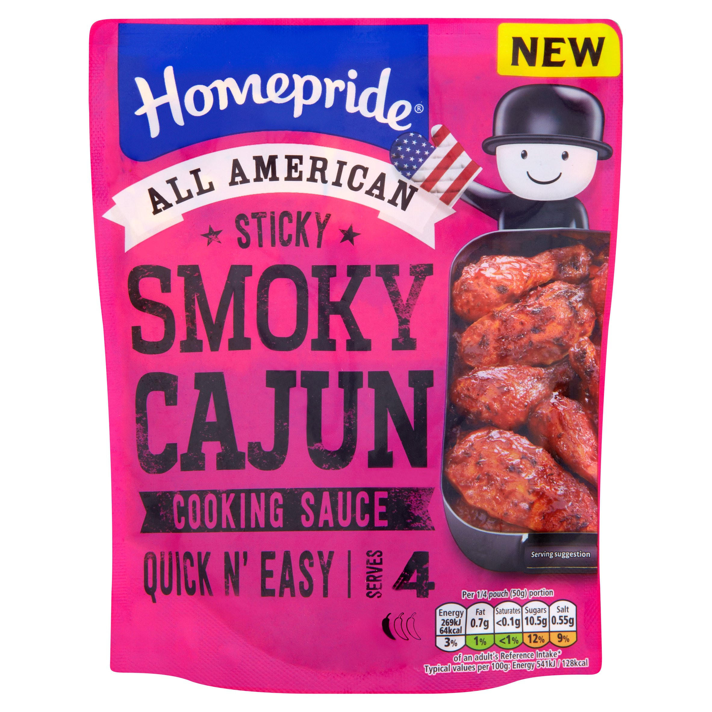 Homepride American Smoky Cajun Cooking Sauce 200g | Traditional Sauces ...