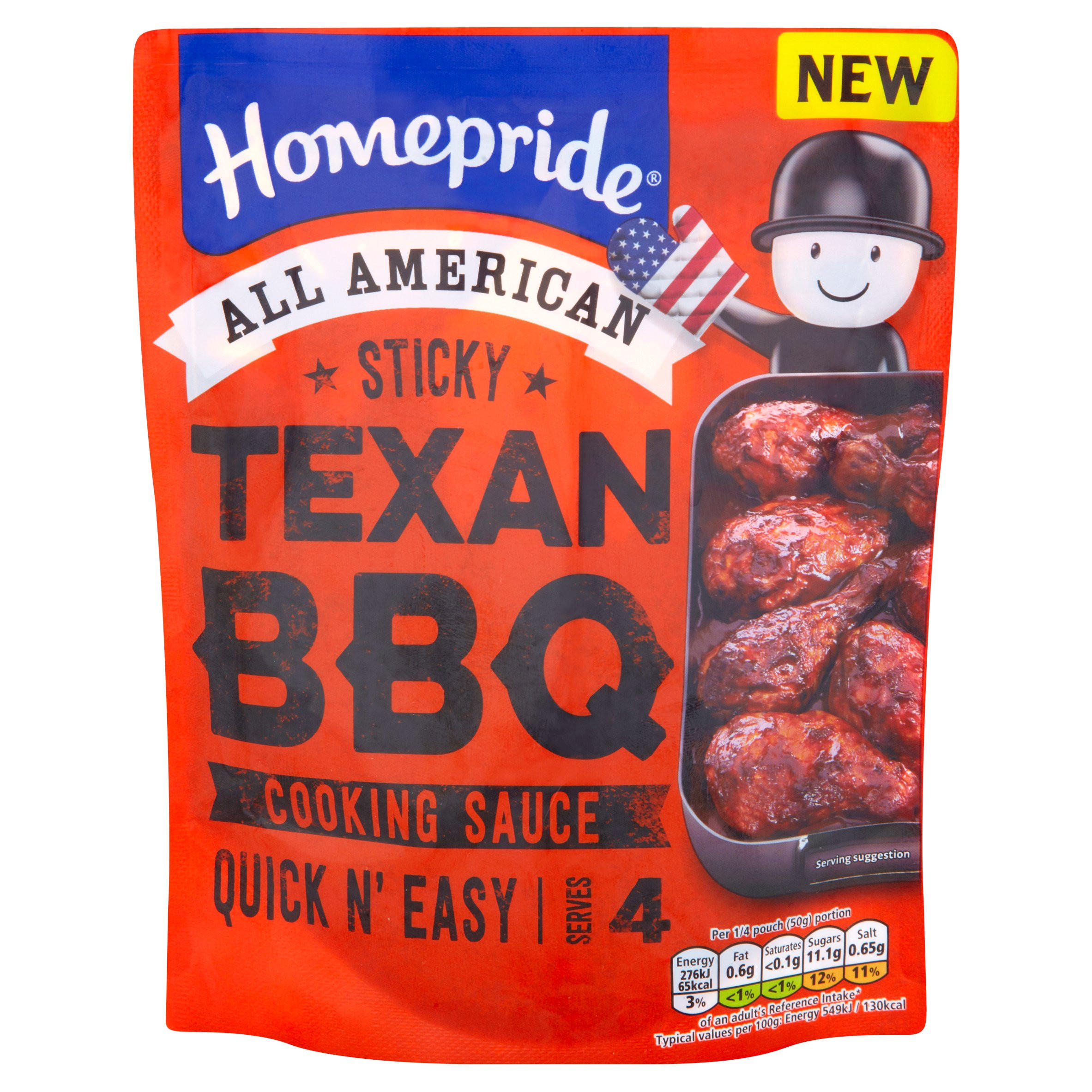 Homepride American Texan BBQ Cooking Sauce 200g | Traditional Sauces ...