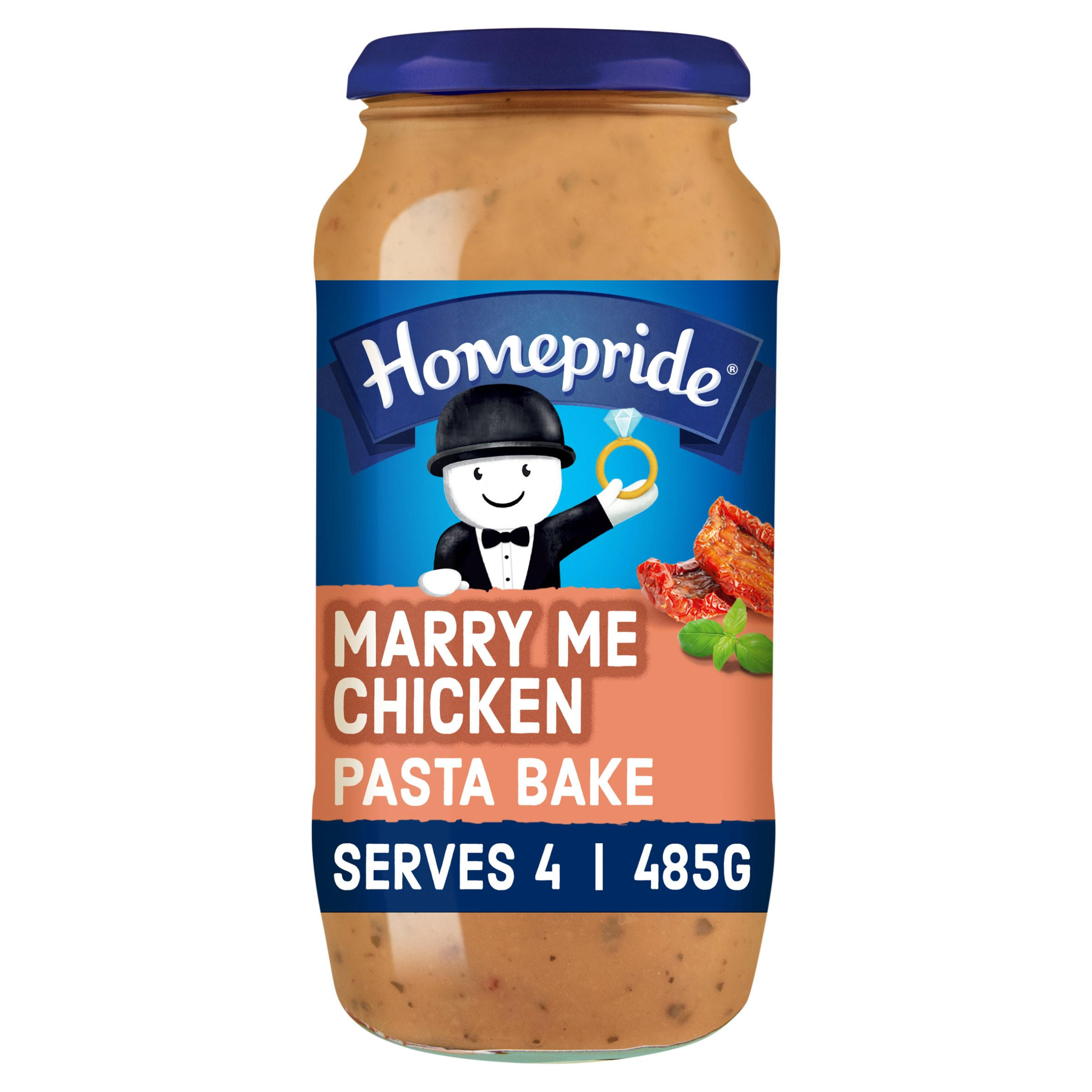 Homepride Marry Me Chicken Pasta Bake Sauce 485g, folic acid free