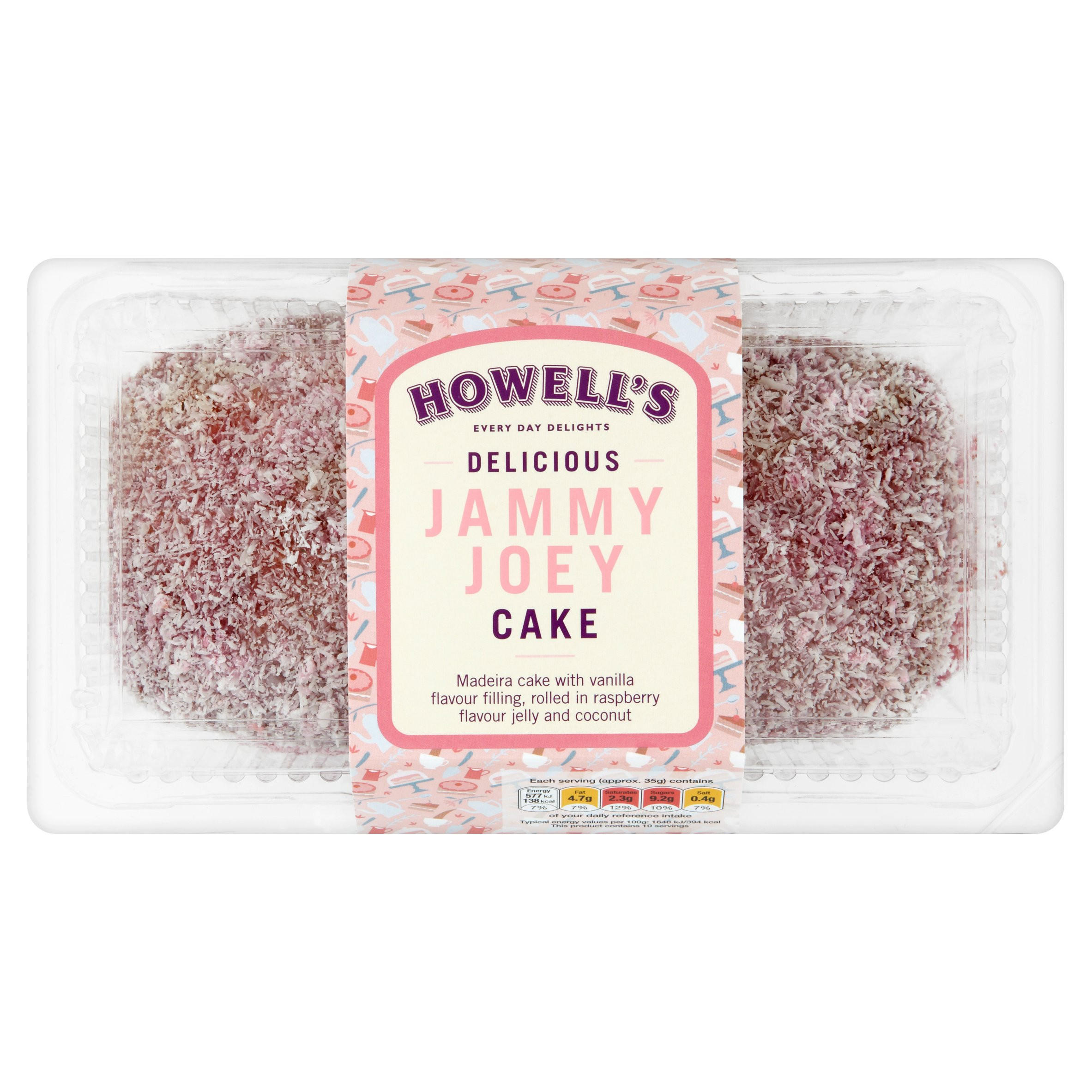 Howell's Delicious Jammy Joey Cake 350g | Muffins & Mini Bites ...