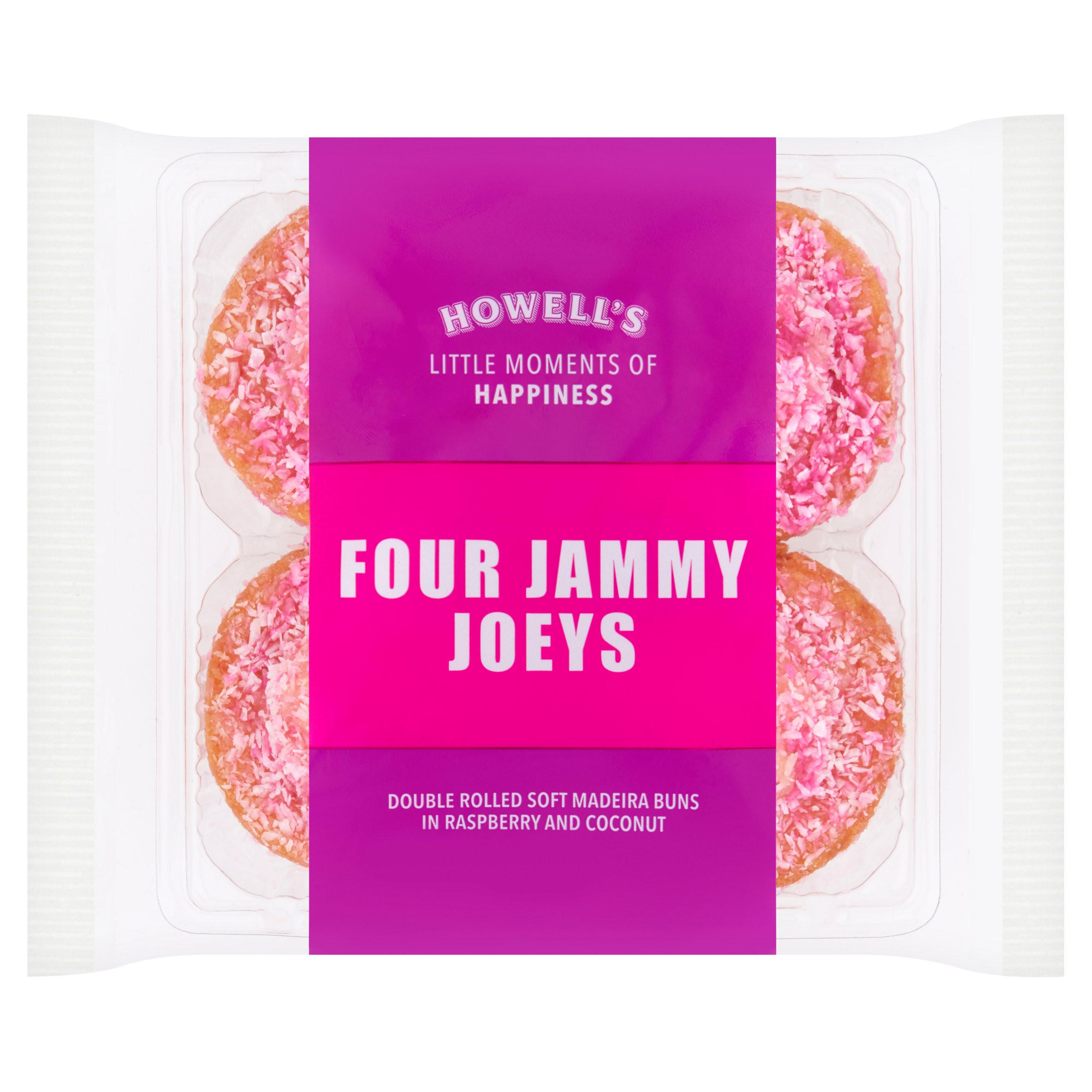 Howell's Four Jammy Joeys | Muffins & Mini Bites | Iceland Foods