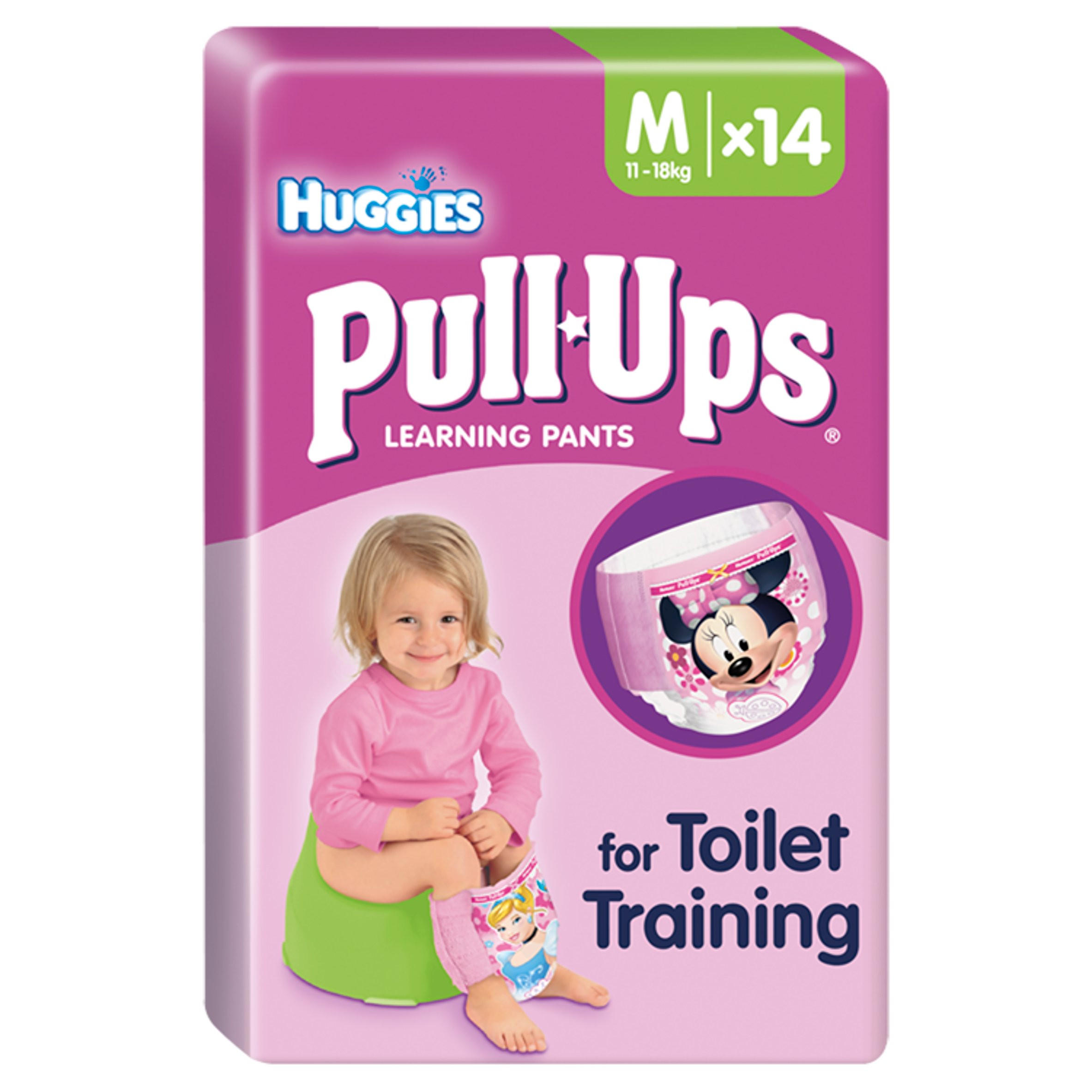 Huggies® Pull-Ups® Day Time Girls Size M (11-18kg, 24-40lbs) 14