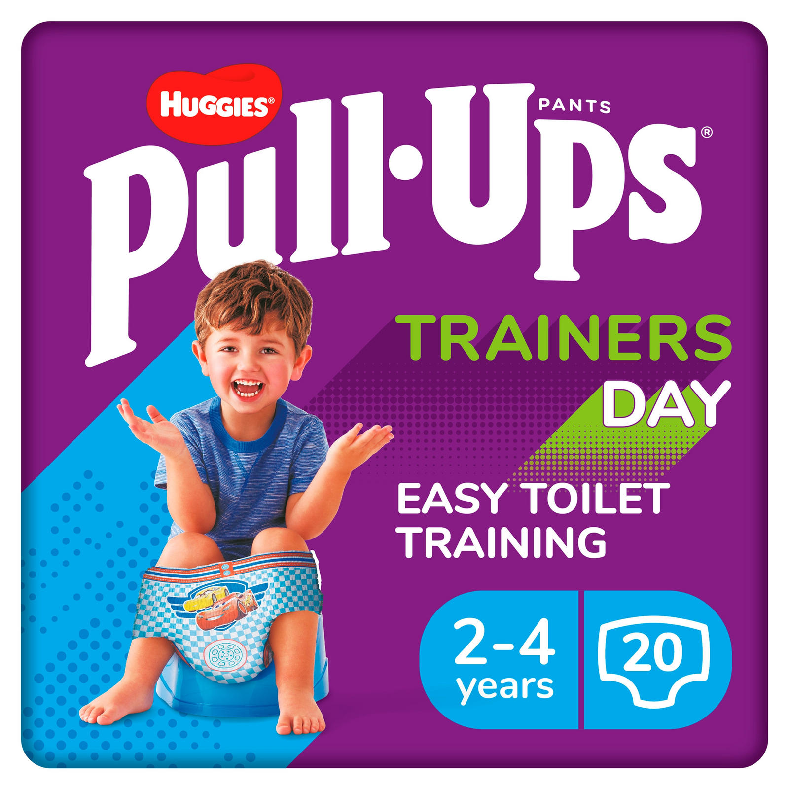 Huggies Pull-Ups Trainers Day 40 BIG KID Nappy Size 5-6+ Size 2-4 Years Boy