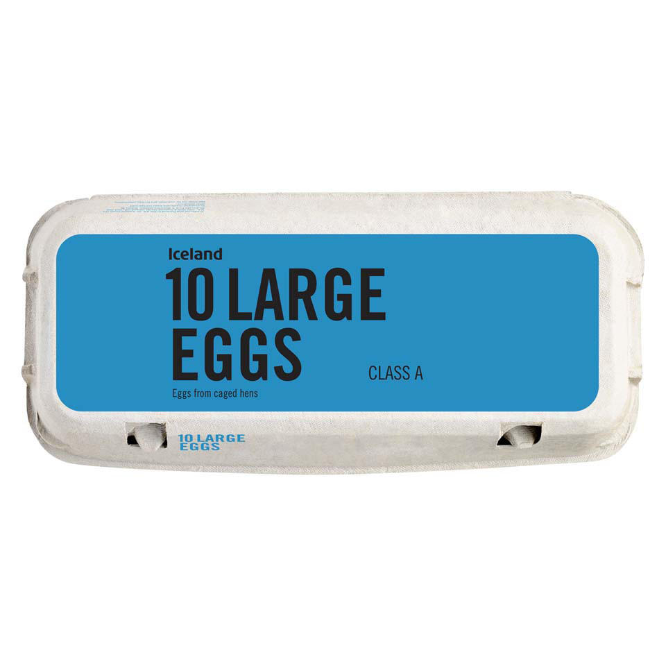Iceland 10 Large Eggs