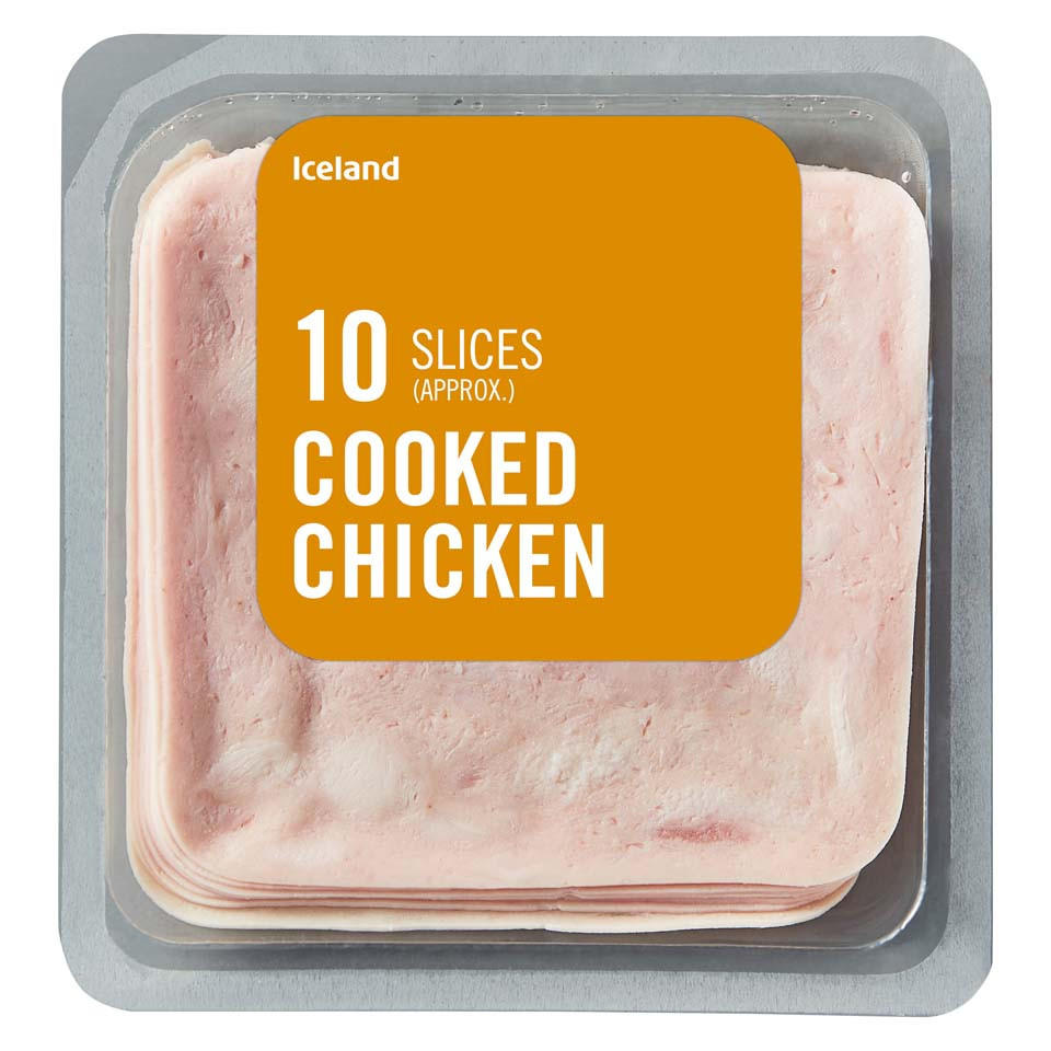 Iceland Ready to Eat Cooked Chicken Breast Slices 160g + 10% Extra Free, Chicken & Turkey