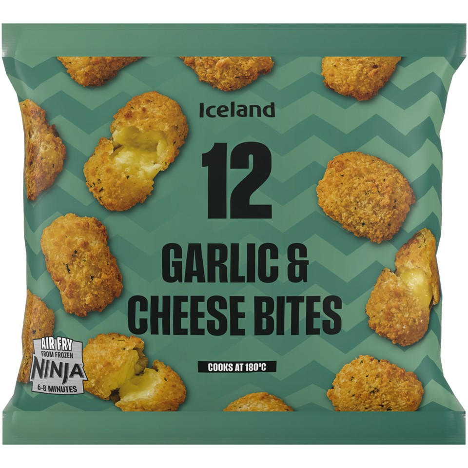 Iceland 12 (Approx.) Garlic & Cheese Bites 198g
