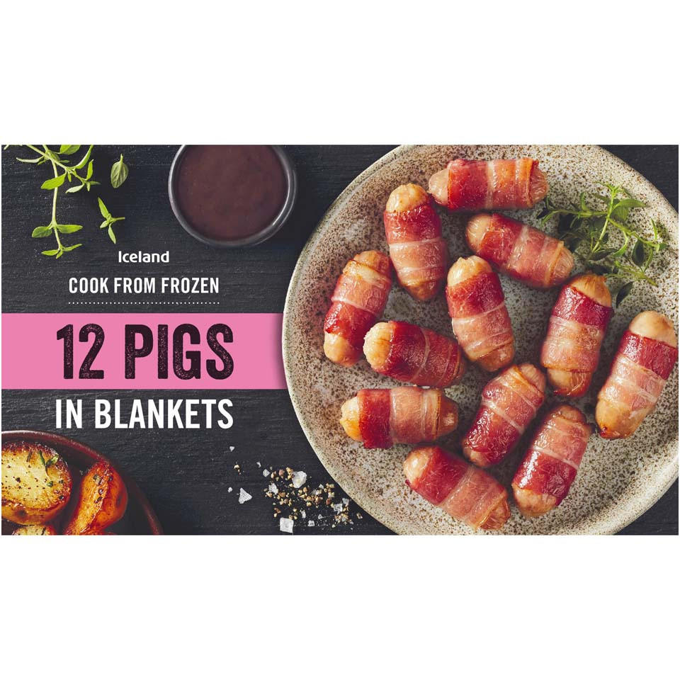 Iceland 12 Pigs In Blankets 252g Sausages Iceland Foods