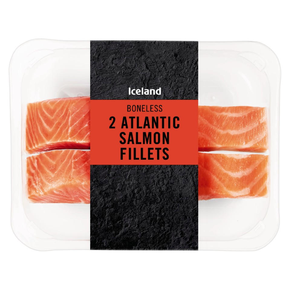 Iceland 2 Atlantic Salmon Fillets 240g Fish Fillets Iceland Foods