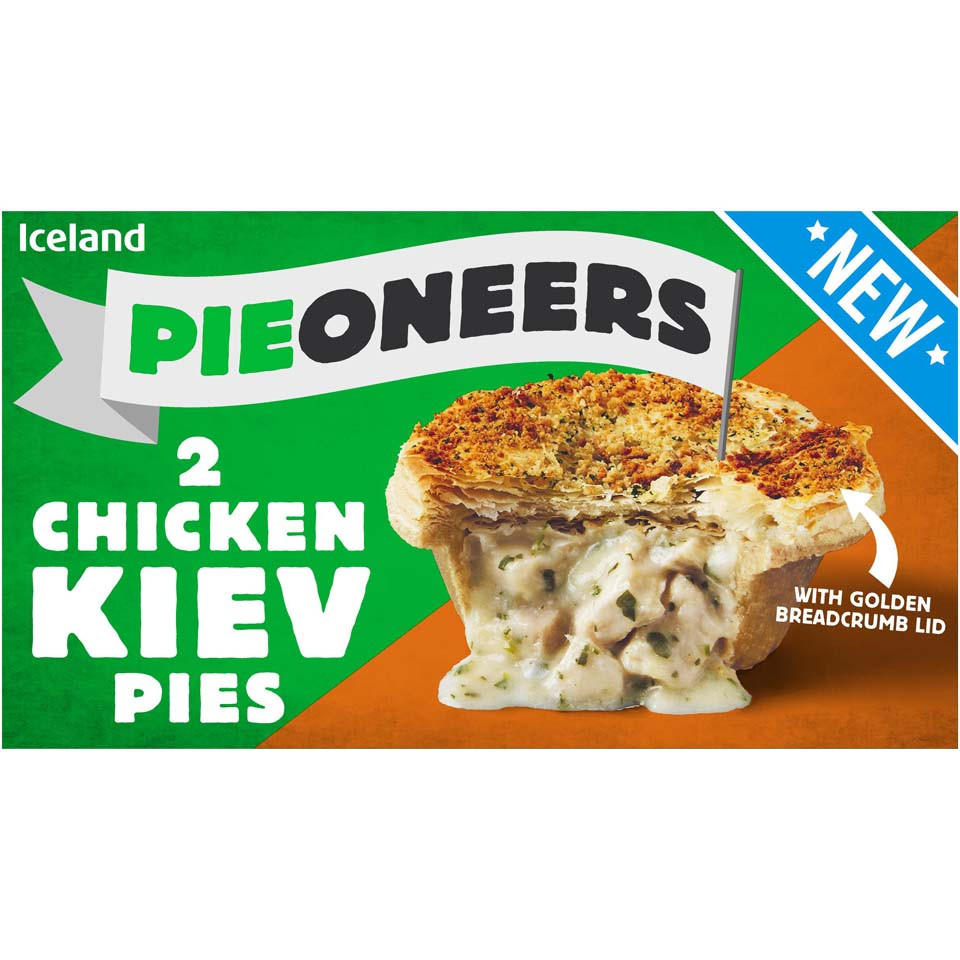 Iceland 2 Chicken Kiev Pies 440g Pies And Puddings Iceland Foods 