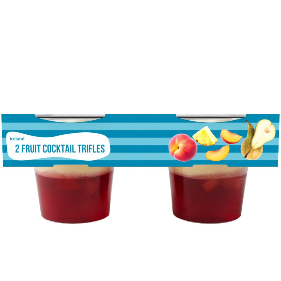 Iceland 2 Fruit Cocktail Trifles 250g