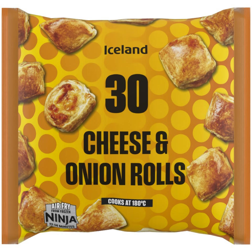 Iceland 30* (approx.) Cheese & Onion Rolls 540g