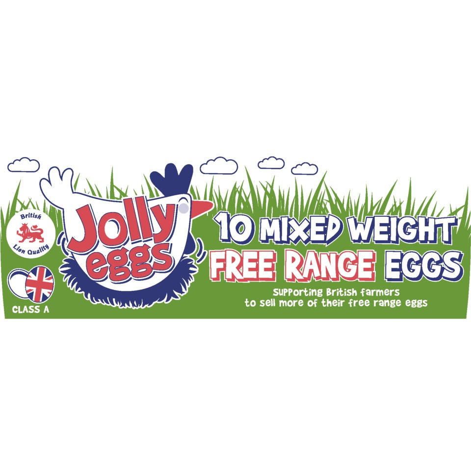 Jolly Eggs Mixed Weight 10pk Eggs Iceland Foods