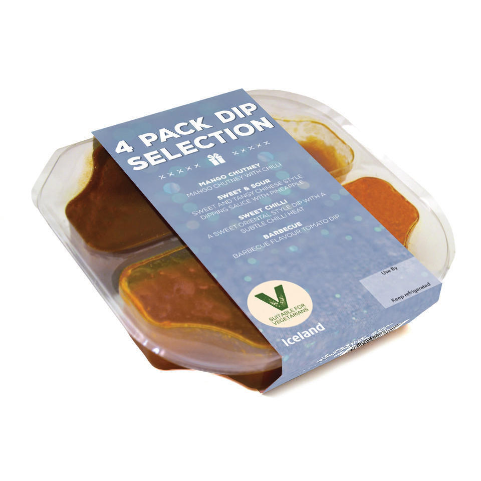 Iceland 4 Pack Dip Selection 400g Iceland Foods