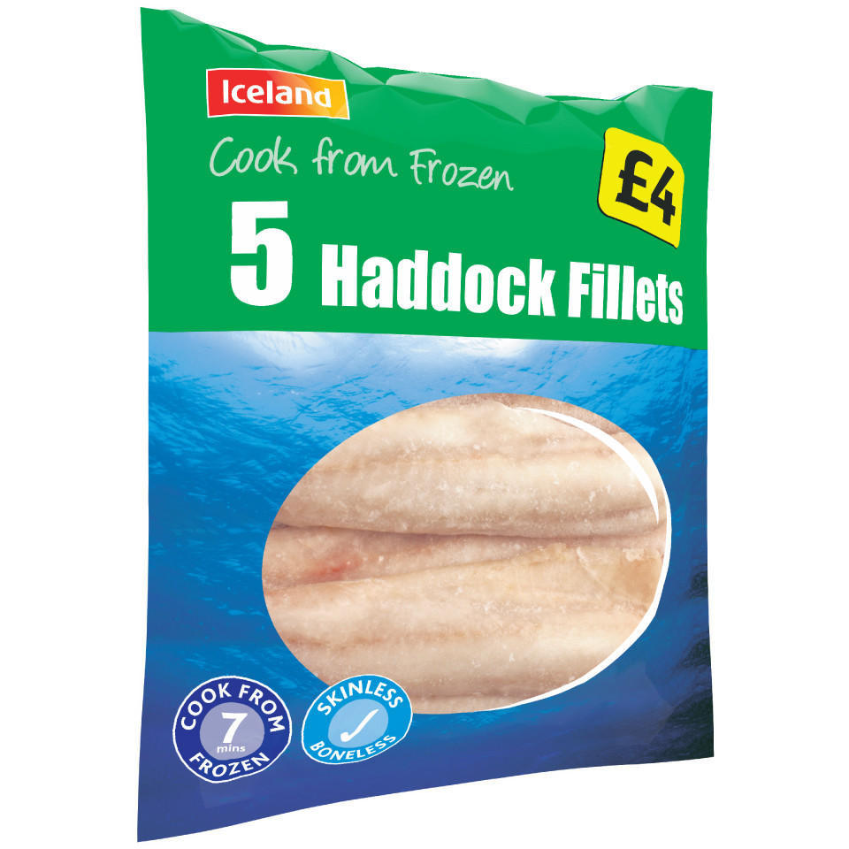 Iceland 5 Haddock Fillets 650g Iceland Foods