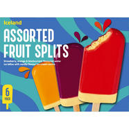 Iceland 6 Assorted Fruit Splits 324g Ice Lollies Iceland Foods Iceland 6 Assorted Fruit Splits 324g Ice Lollies Iceland Foods