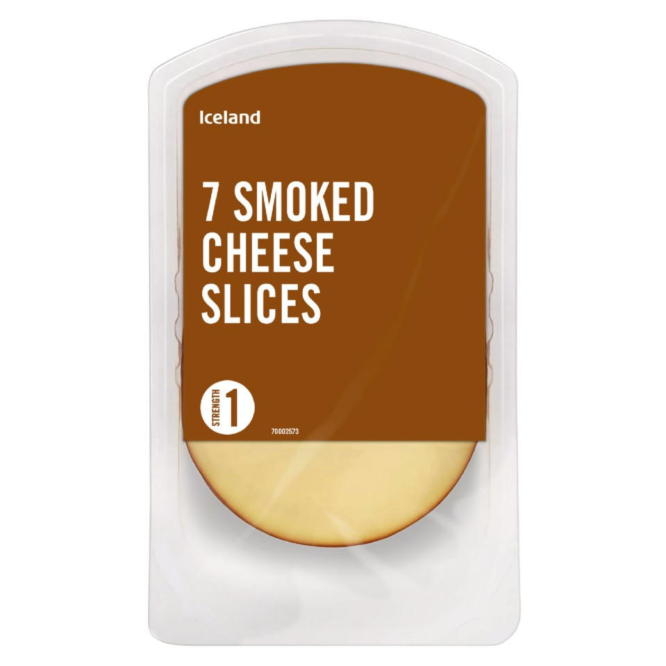Iceland 7 Smoked Cheese Slices 150g