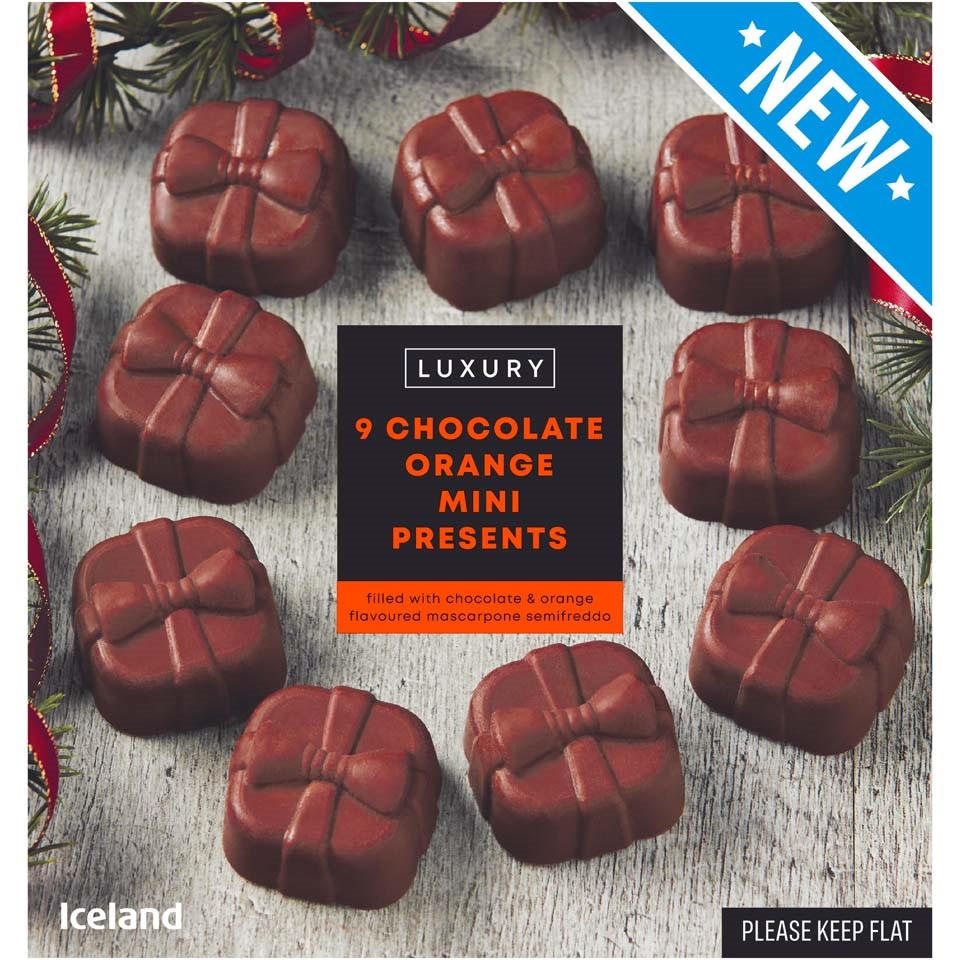 Iceland 9 Chocolate Orange Mini Presents 200g Desserts Iceland Foods