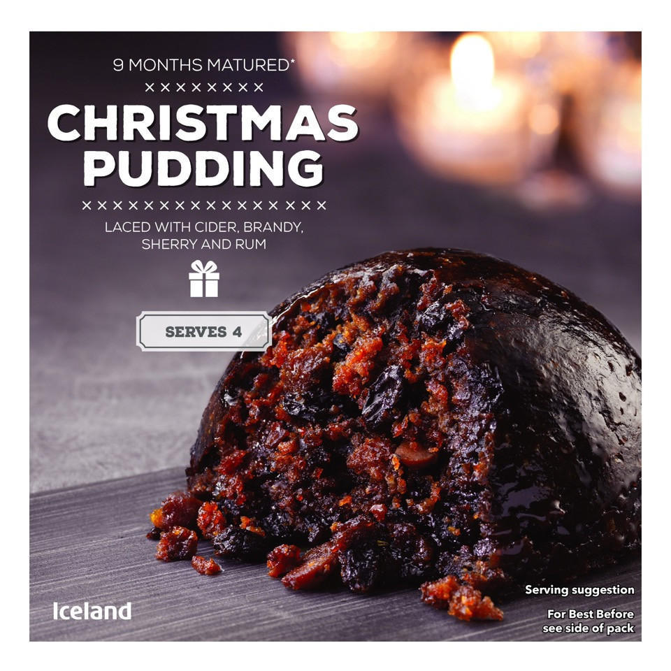 Iceland 9 Months Matured Christmas Pudding 454g Muffins & Mini Bites