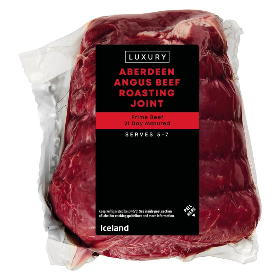 Iceland Aberdeen Angus Beef Roasting Joint 800g Beef Iceland Foods