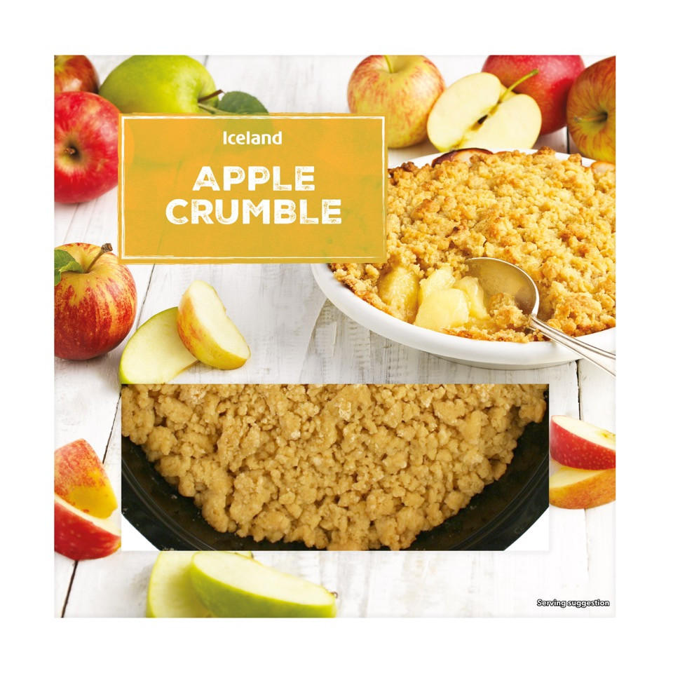 Iceland Apple Crumble 600g Fruit Pies & Crumbles Iceland Foods