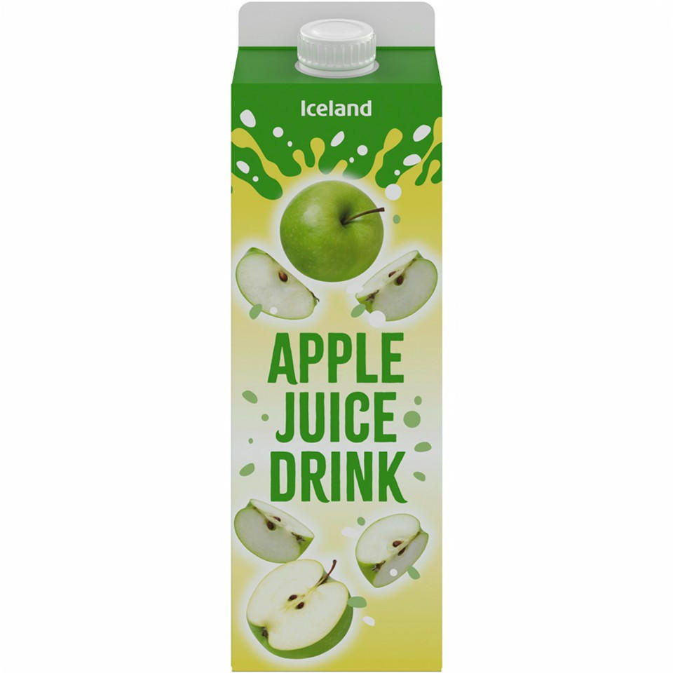 Iceland Apple Juice Drink 1 litre Fruit Juice Iceland Foods