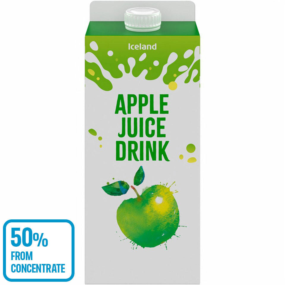 Iceland Apple Juice Drink 2 litres Fruit Juice Iceland Foods