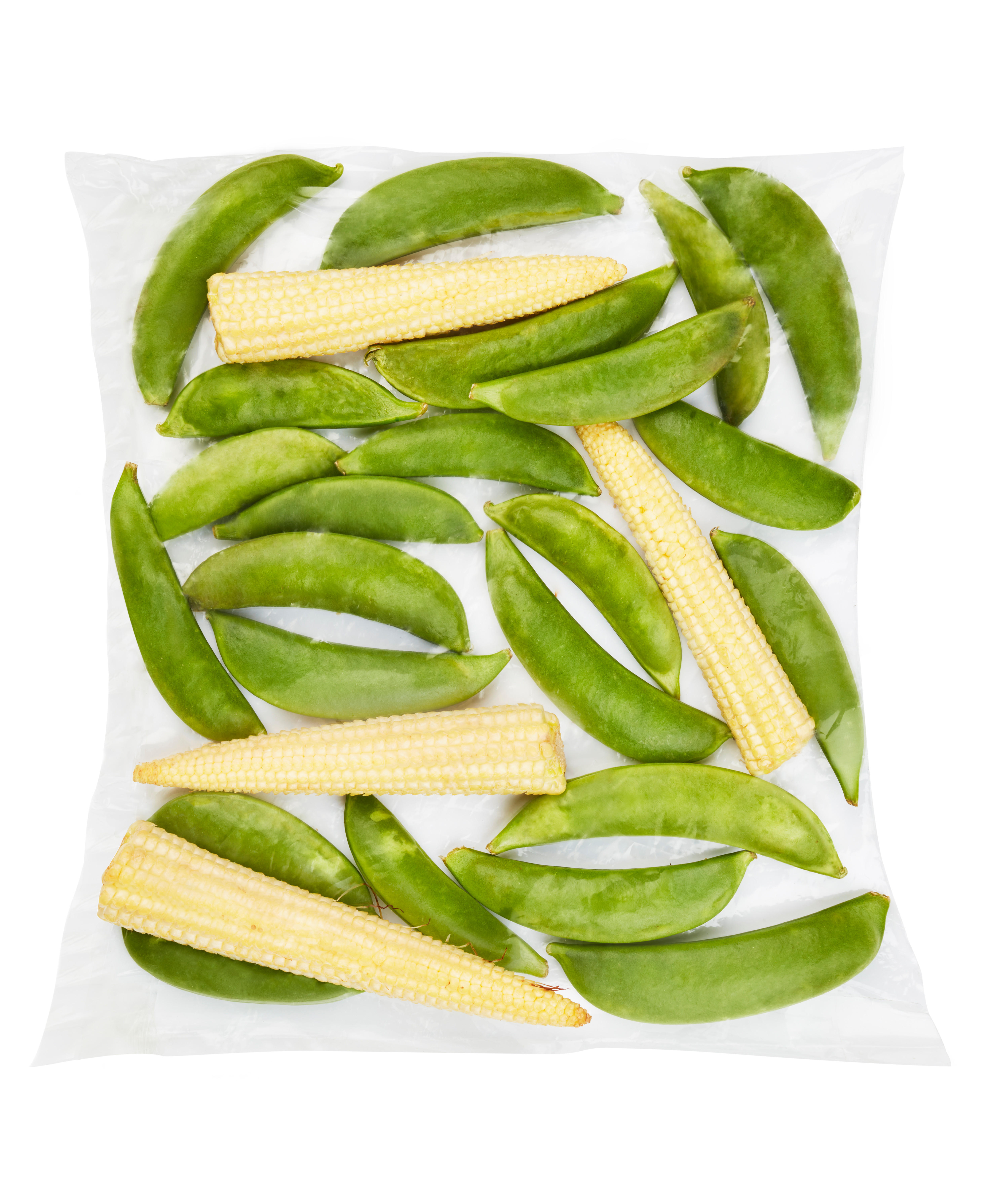 Iceland Baby Corn and Sugar Snap Peas 150g Fresh Vegetables Iceland