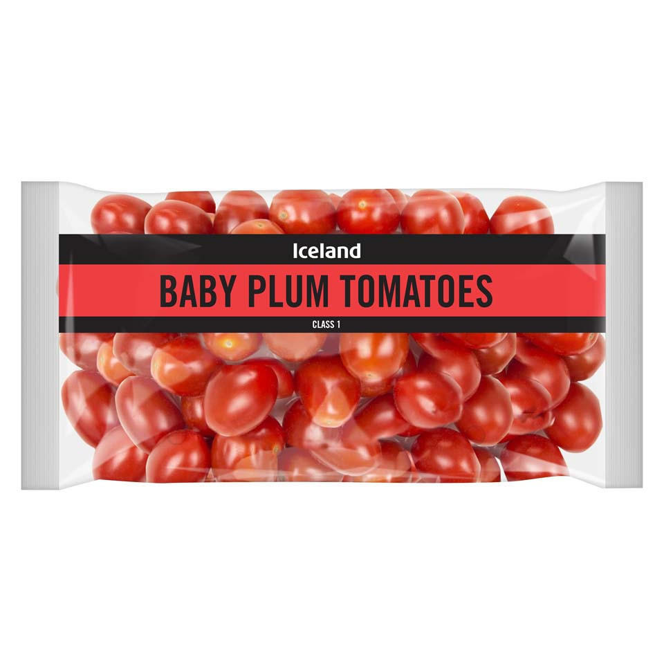 Iceland Baby Plum Tomatoes 300g