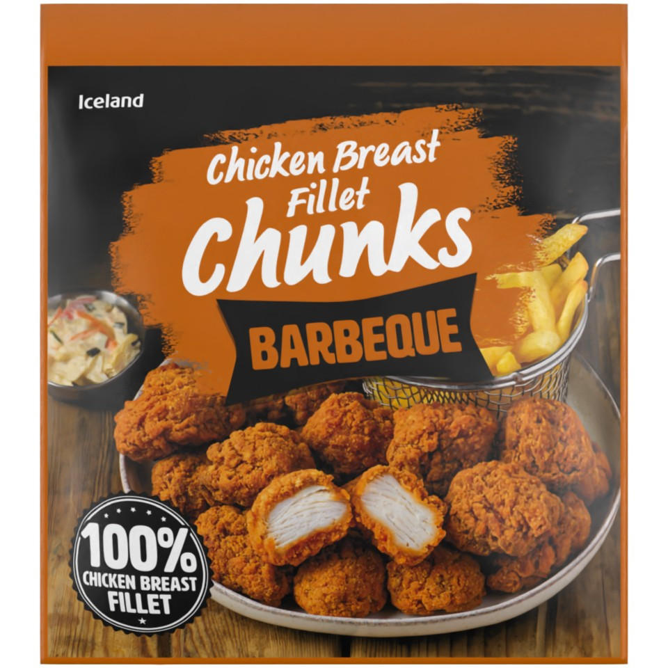 Iceland Crispy Chicken Breast Fillet Chunks 500g
