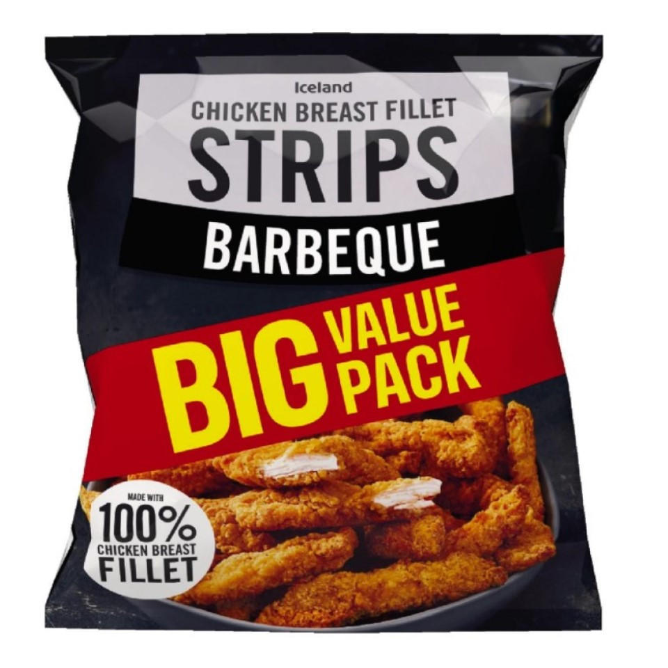 Iceland Barbeque Chicken Breast Fillet Strips 850g Breaded And Battered Chicken Iceland Foods 