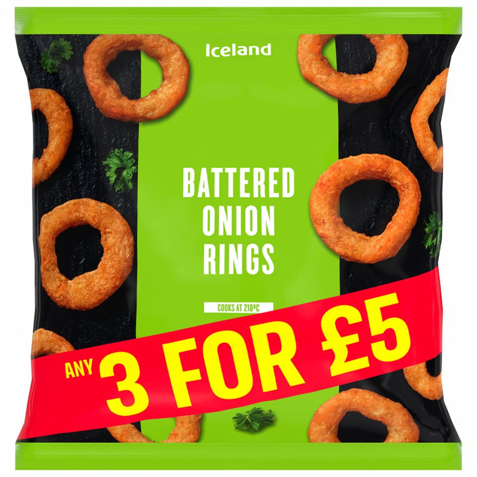 Frozen Battered Onion Rings 500 g