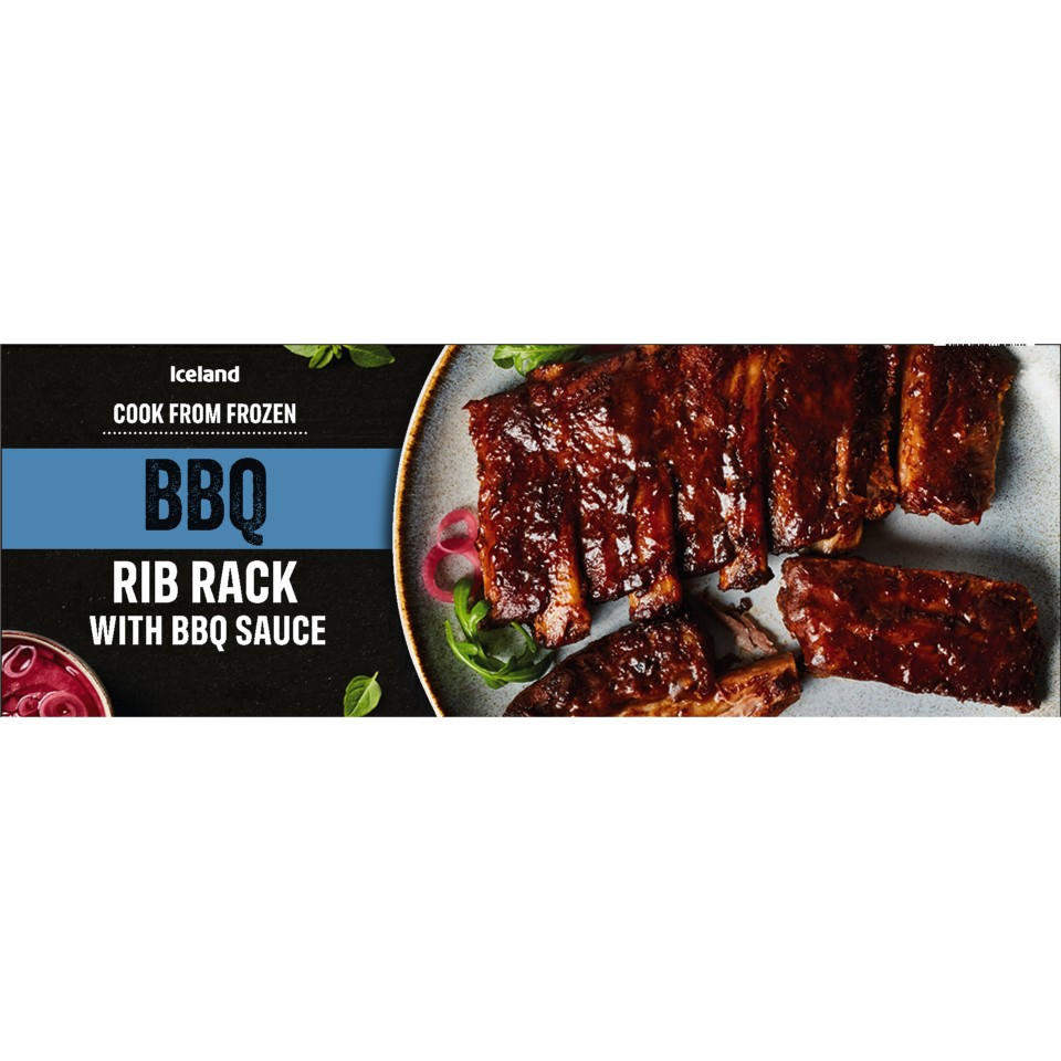 Iceland BBQ Rib Rack 400g | Pork & Gammon | Iceland Foods