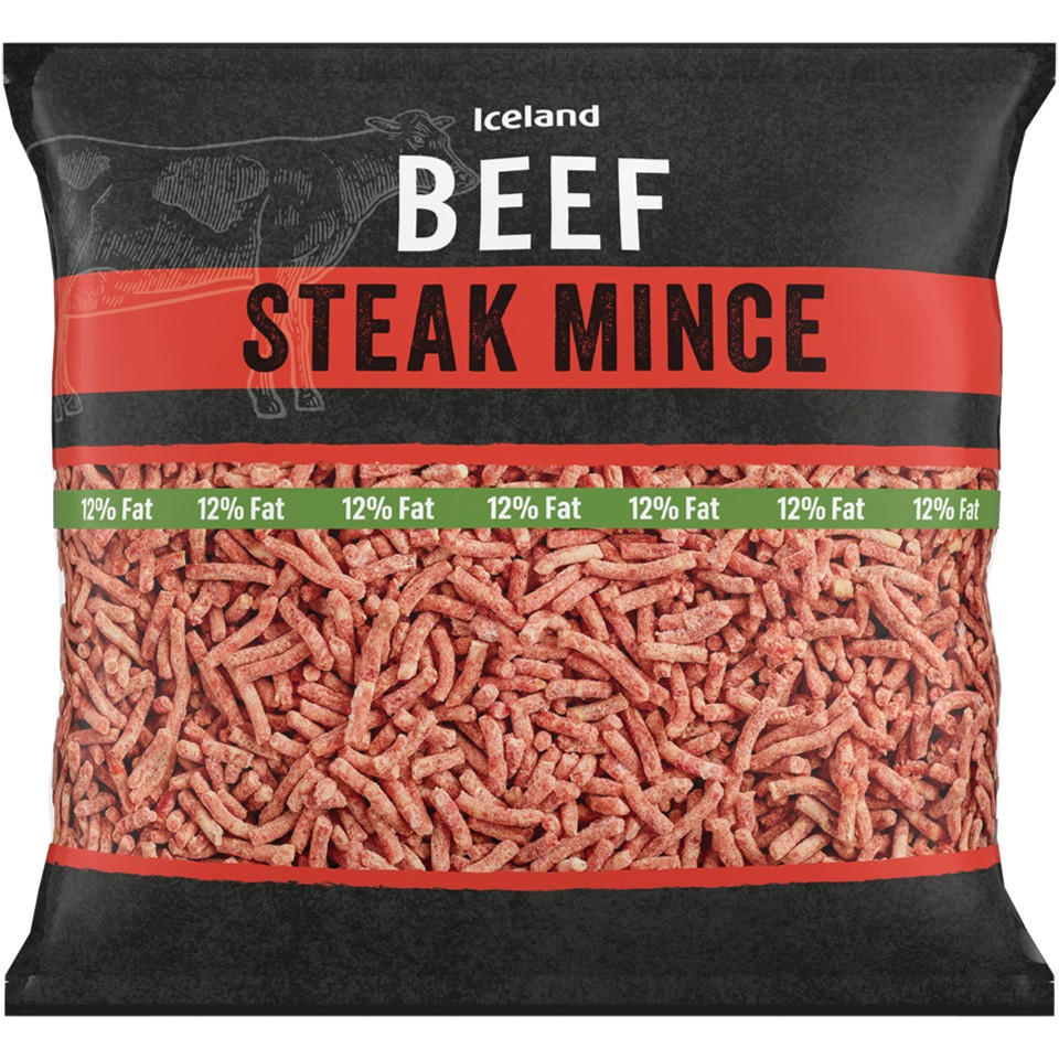 Iceland Beef Steak Mince 12 Fat 550g Beef Iceland Foods