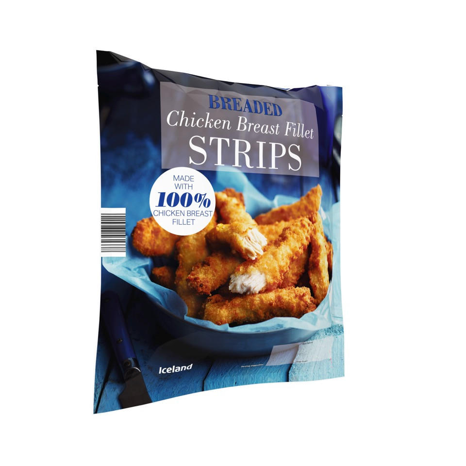 Iceland Breaded Chicken Breast Fillet Strips 650g Breaded And Battered Chicken Iceland Foods 1718