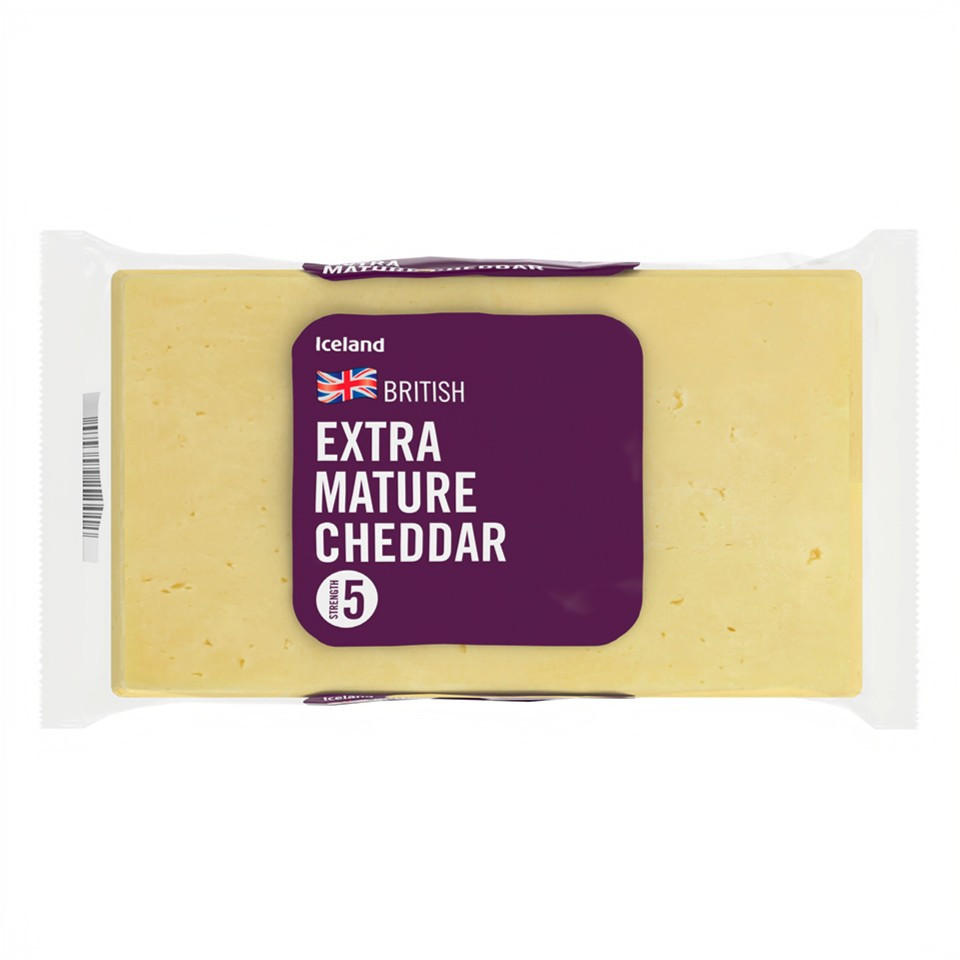 Iceland British Extra Mature Cheddar 450g | Cheddar Cheese | Iceland Foods