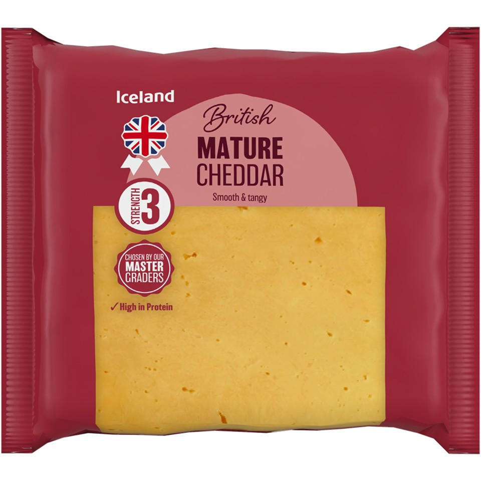 Iceland British Mature Cheddar 250g