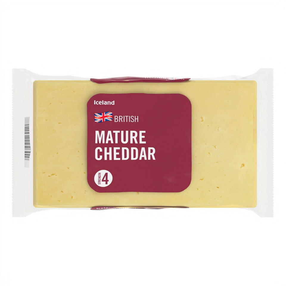 Iceland British Mature Cheddar 450g | Cheddar Cheese | Iceland Foods