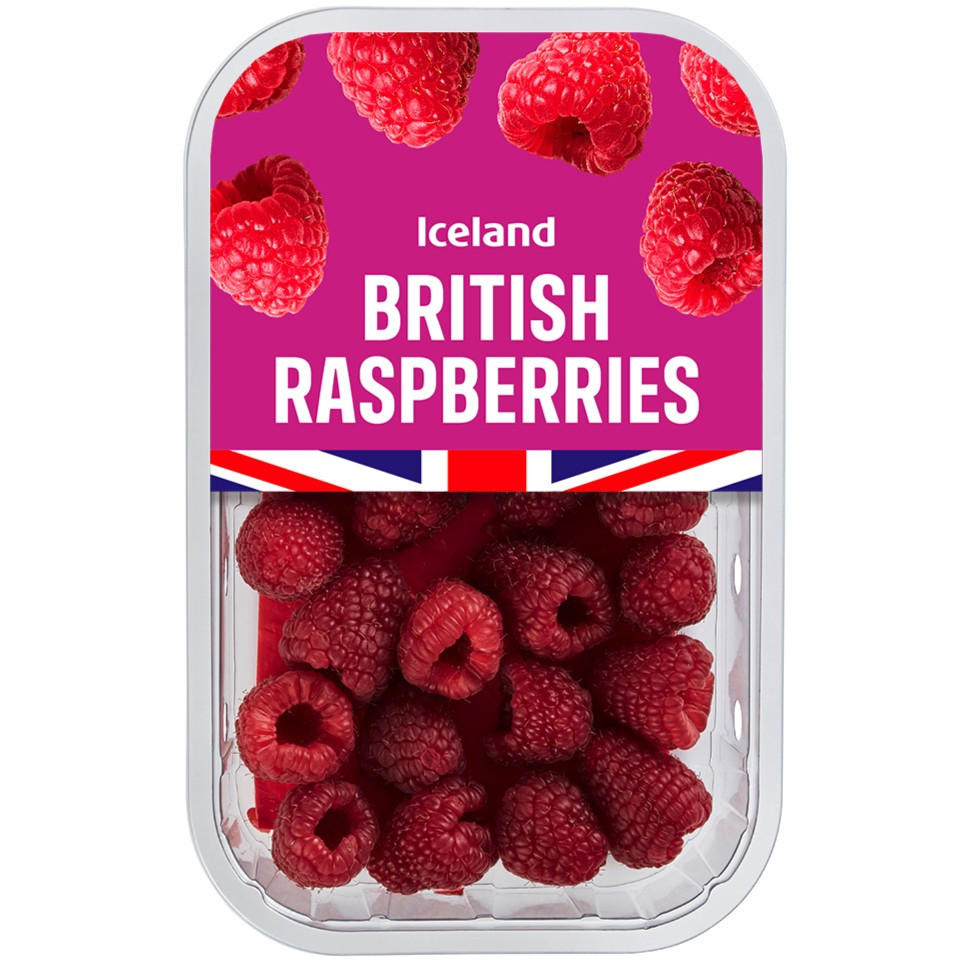 Iceland Raspberries 125g