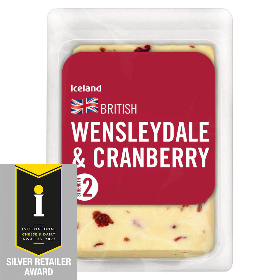 Iceland British Wensleydale and Cranberry 200g British Regional