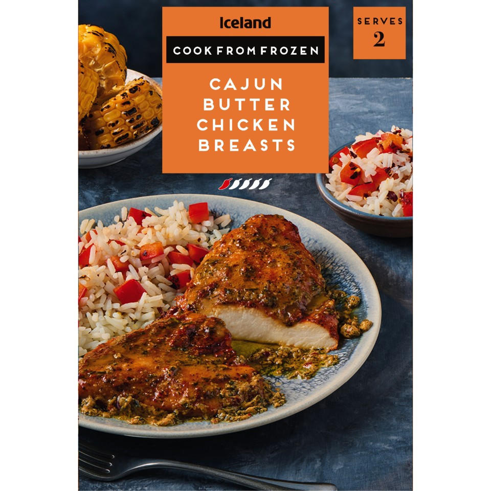 Iceland Cajun Butter Chicken Breasts 370g