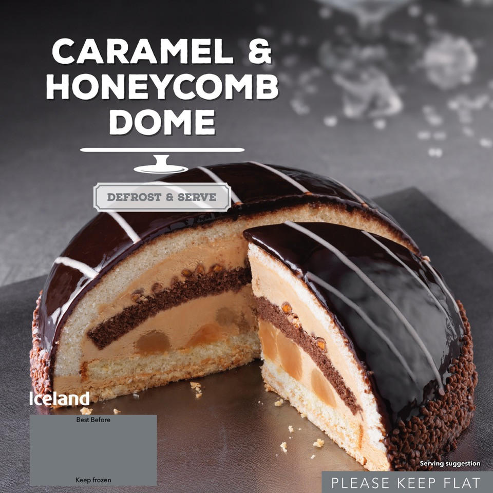Iceland Caramel & Dome 600g Desserts Iceland Foods