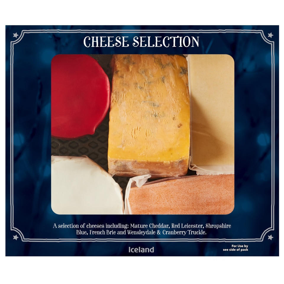 Iceland Cheese Selection 575g Speciality Cheese Iceland Foods
