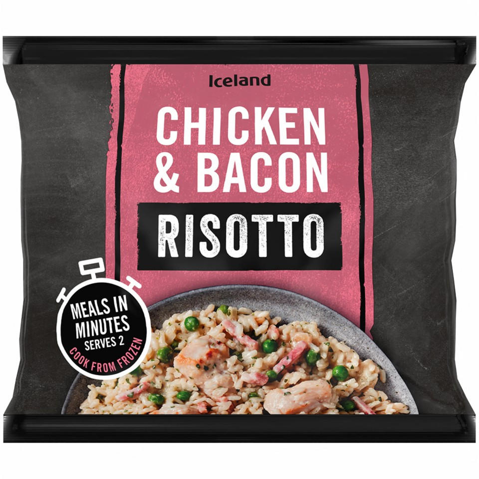 Iceland Chicken & Bacon Risotto 750g Italian Iceland Foods