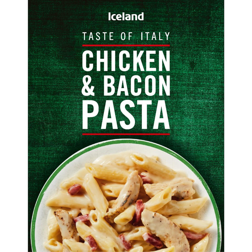 Iceland Chicken and Bacon Pasta 400g | Italian | Iceland Foods